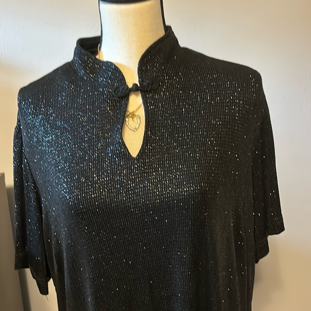 Ronnie Nicole metallic top